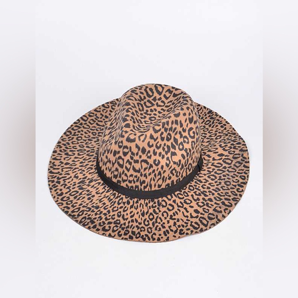 Leopard Patterned Floppy Hat - Picture 7 of 7